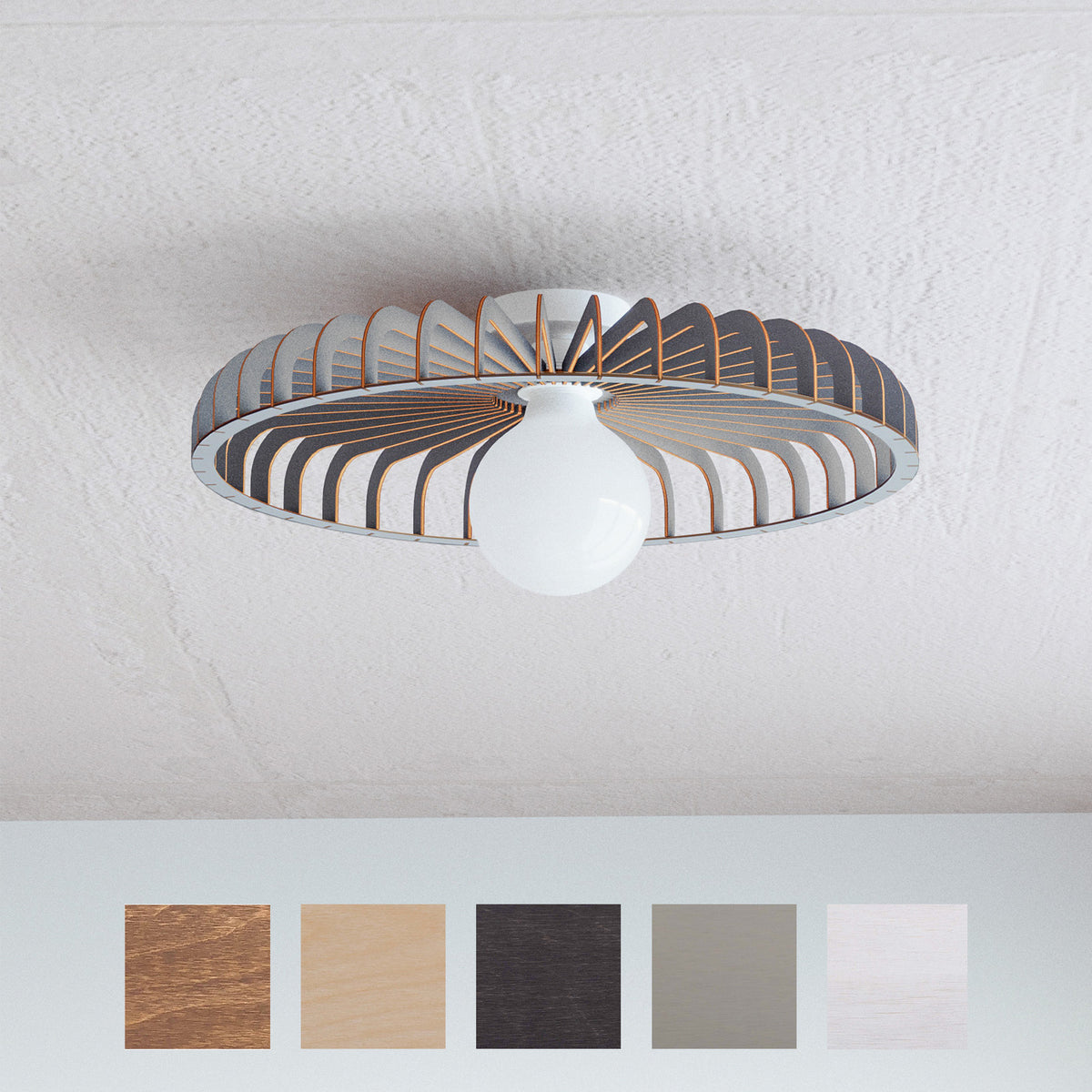 Deckenleuchte COPA aus Holz