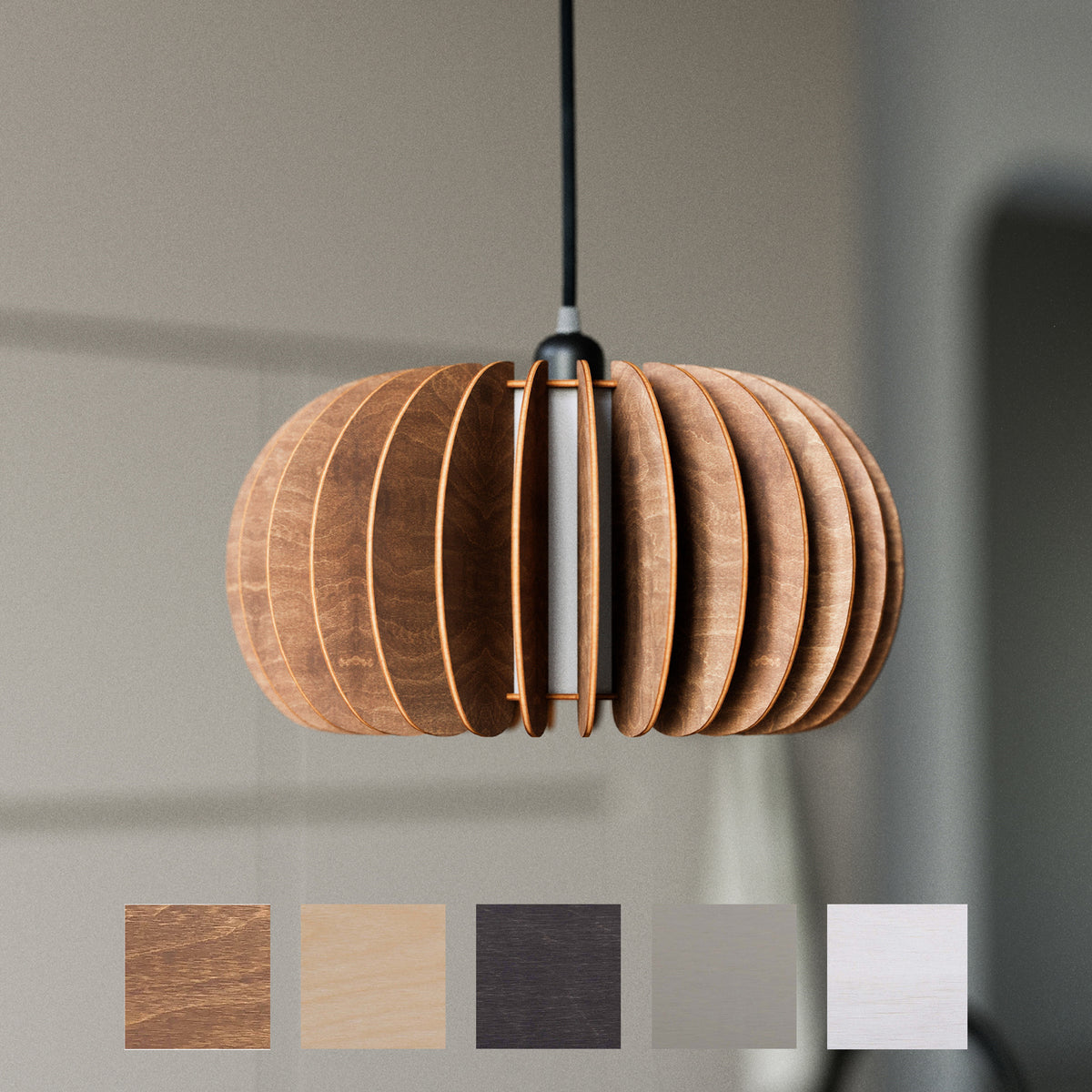 Pendelleuchte NINO aus Holz