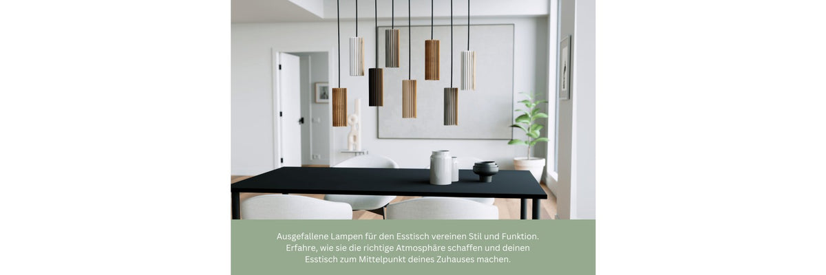 Ausgefallene Lampen für Esstisch