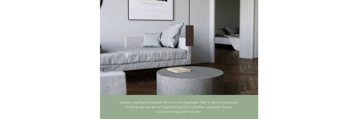 Lampen Naturmaterial – Designerlampen aus natürlichen Materialien