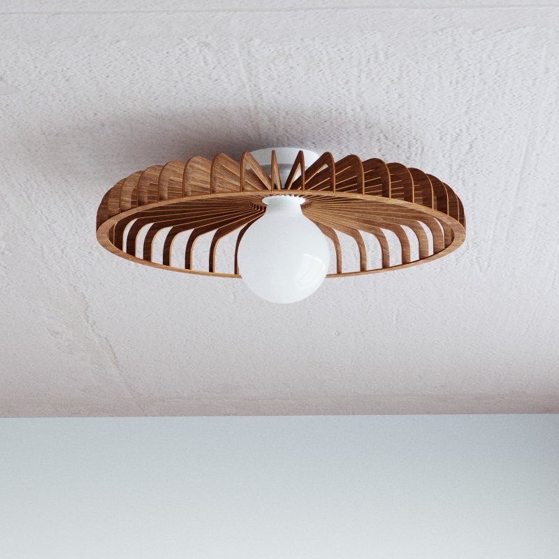 Deckenleuchte COPA aus Holz