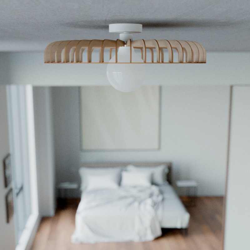 Deckenleuchte COPA aus Holz