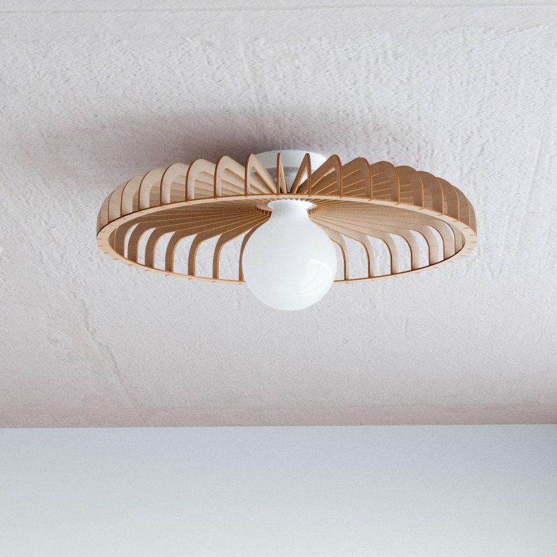 Deckenleuchte COPA aus Holz
