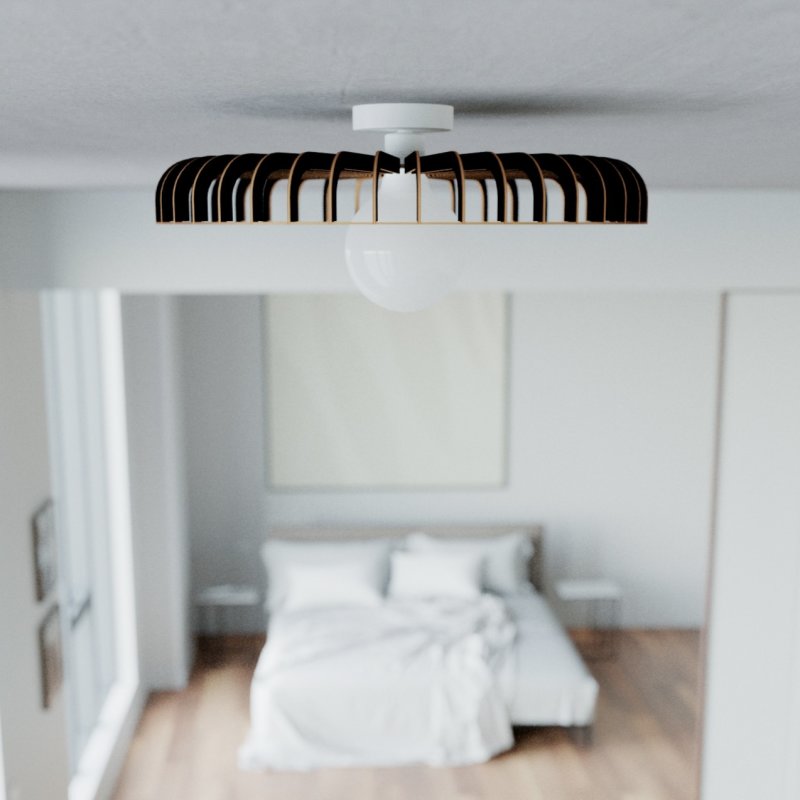 Deckenleuchte COPA aus Holz