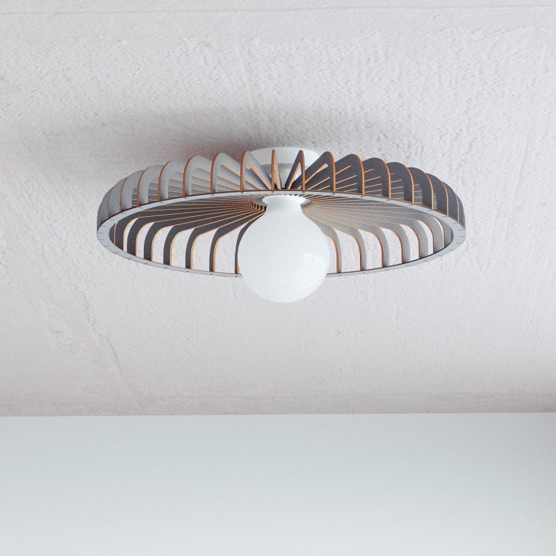 Deckenleuchte COPA aus Holz