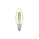 E14 LED Leuchtmittel KLAR - nicht dimmbar, 470 Lumen (PL CILINDRO)