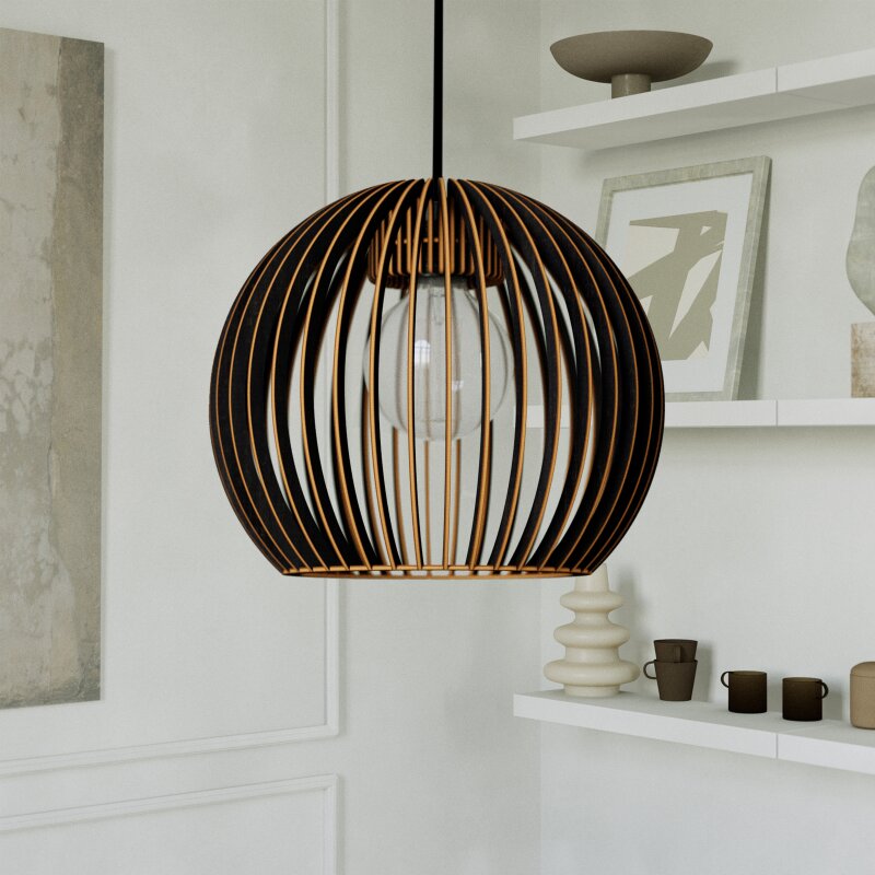 Pendelleuchte BOLA aus Holz