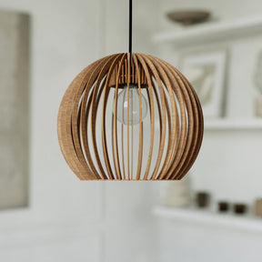 Pendelleuchte BOLA aus Holz