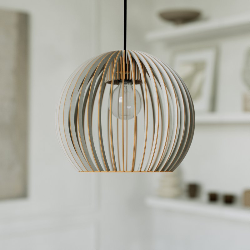 Pendelleuchte BOLA aus Holz