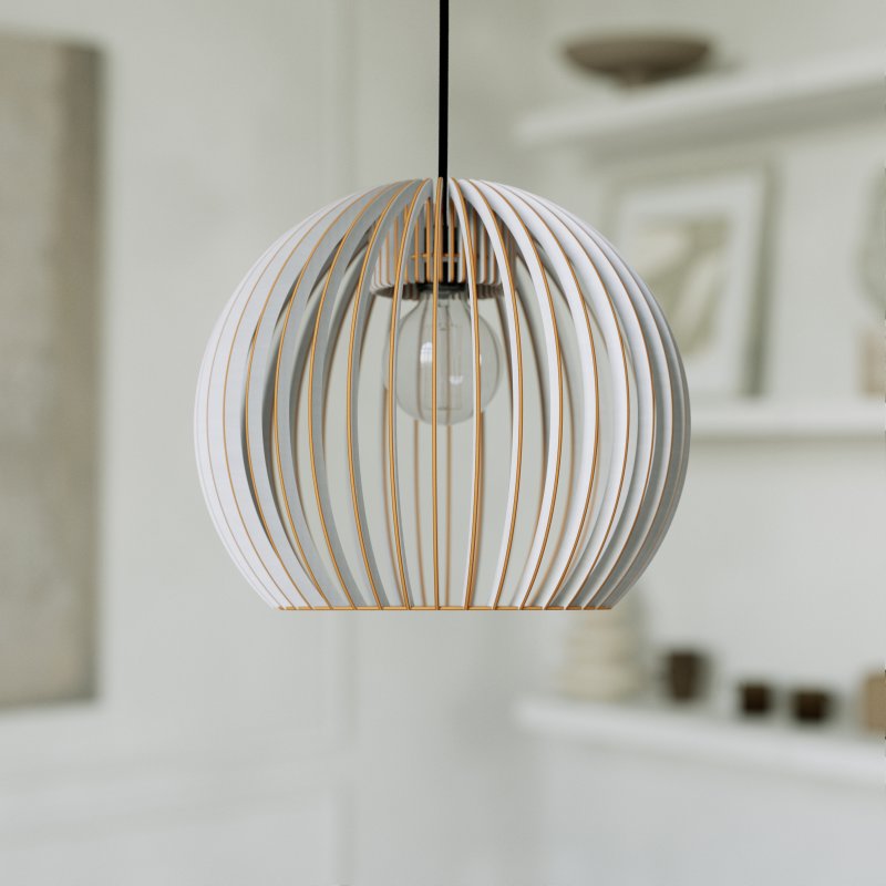 Pendelleuchte BOLA aus Holz