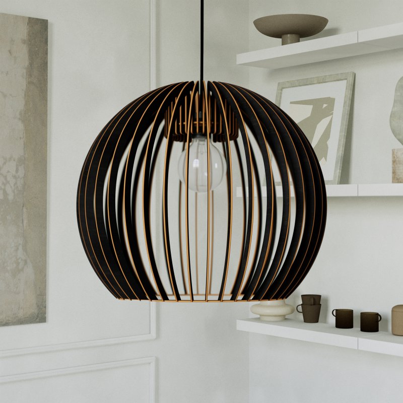 Pendelleuchte BOLA aus Holz