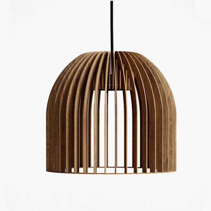 Pendelleuchte CAMPANA aus Holz