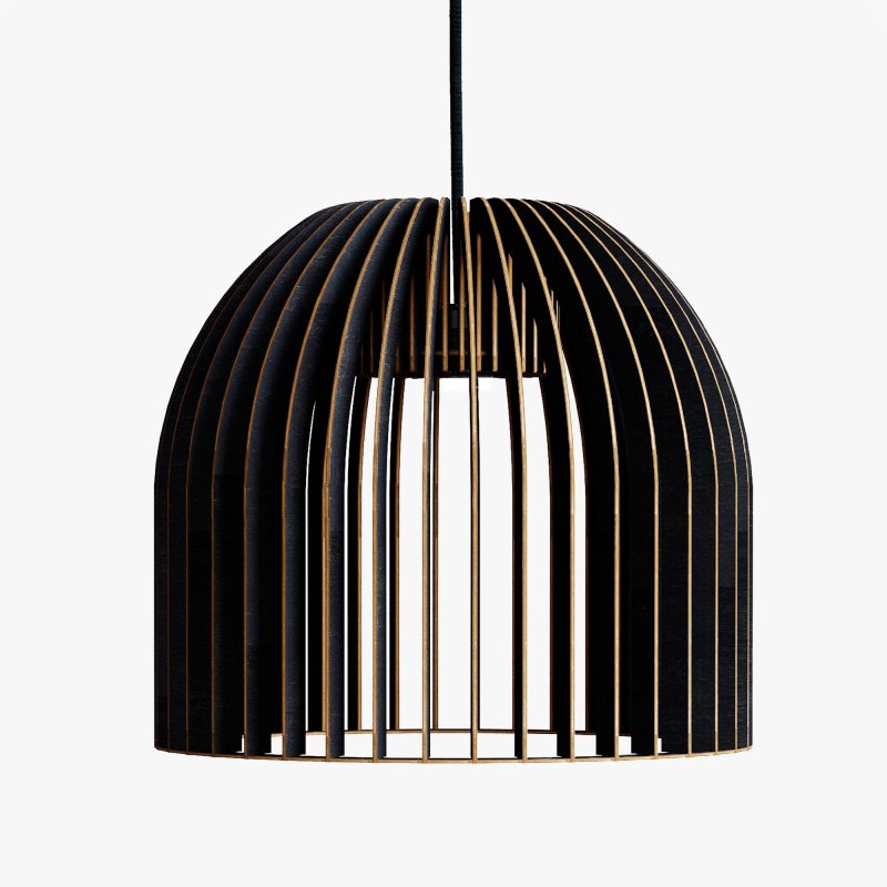 Pendelleuchte CAMPANA aus Holz