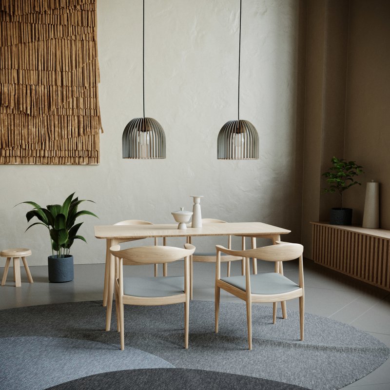 Pendelleuchte CAMPANA aus Holz