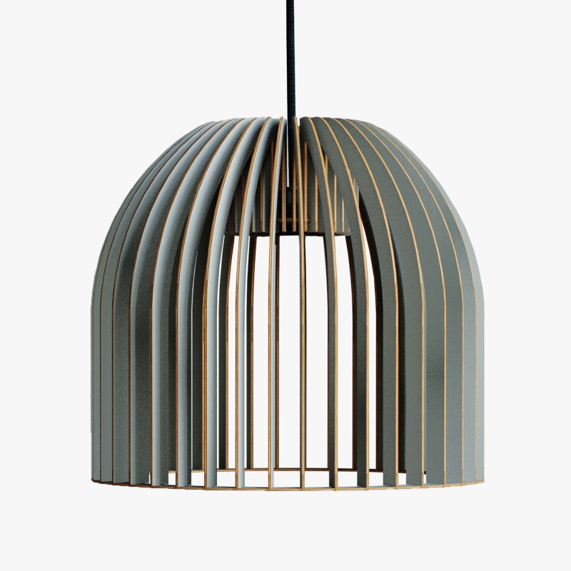 Pendelleuchte CAMPANA aus Holz