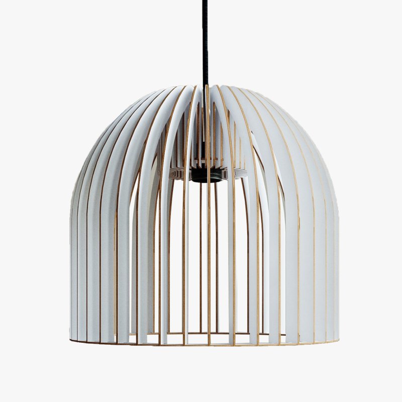 Pendelleuchte CAMPANA aus Holz