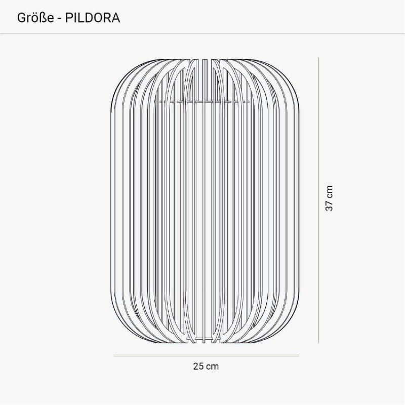 Pendelleuchte CARAMELO aus Holz