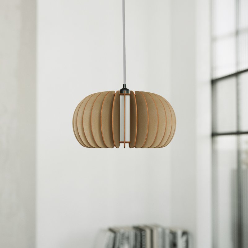Pendelleuchte NINO aus Holz