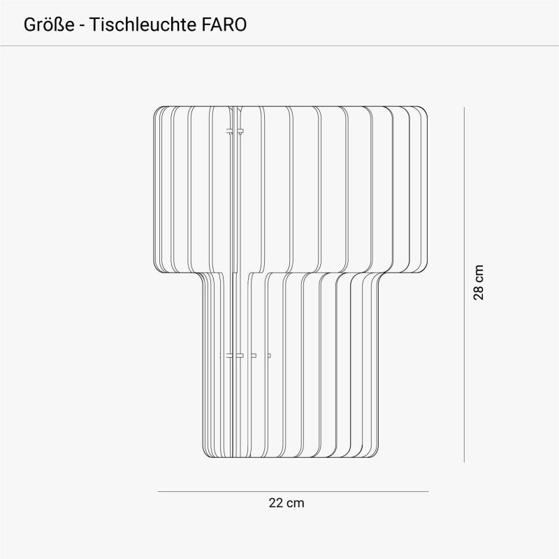 Tischleuchte FARO