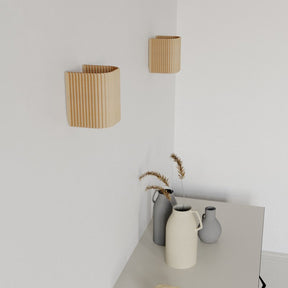 Wandleuchte CUBO aus Holz