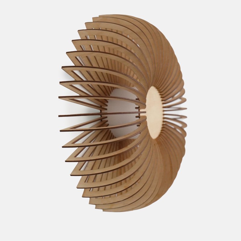 Wandleuchte RAYOS aus Holz